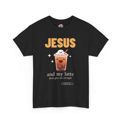 “Jesus and My Latte” Faith & Coffee Unisex Graphic Tee