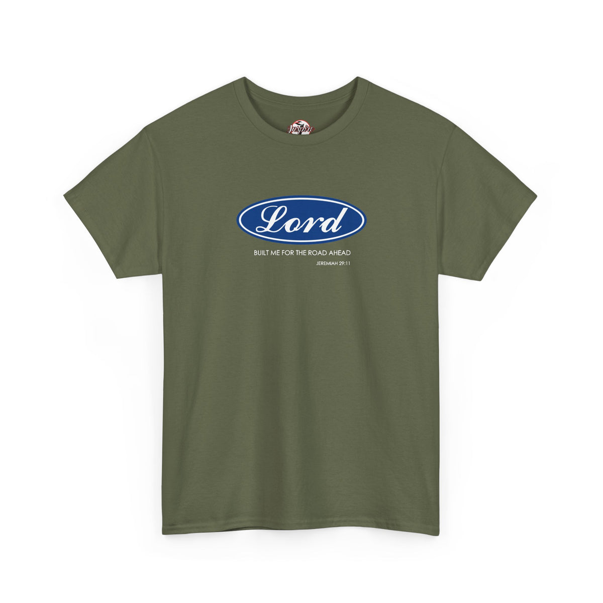 Lord Built Me Inspirational Crewneck T-Shirt