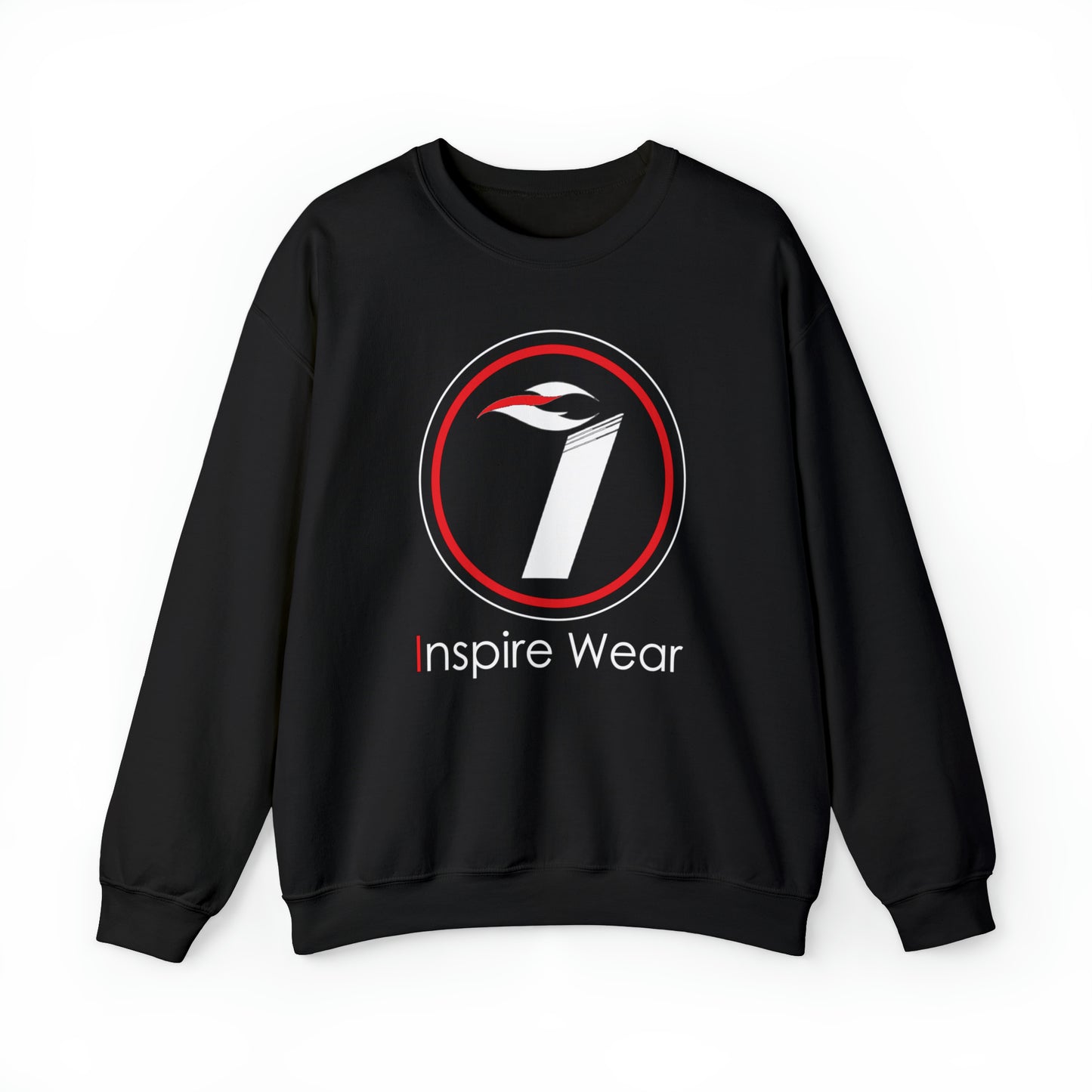 Inspire Wear white logo Unisex Heavy Blend™ Crewneck Sweatshirt