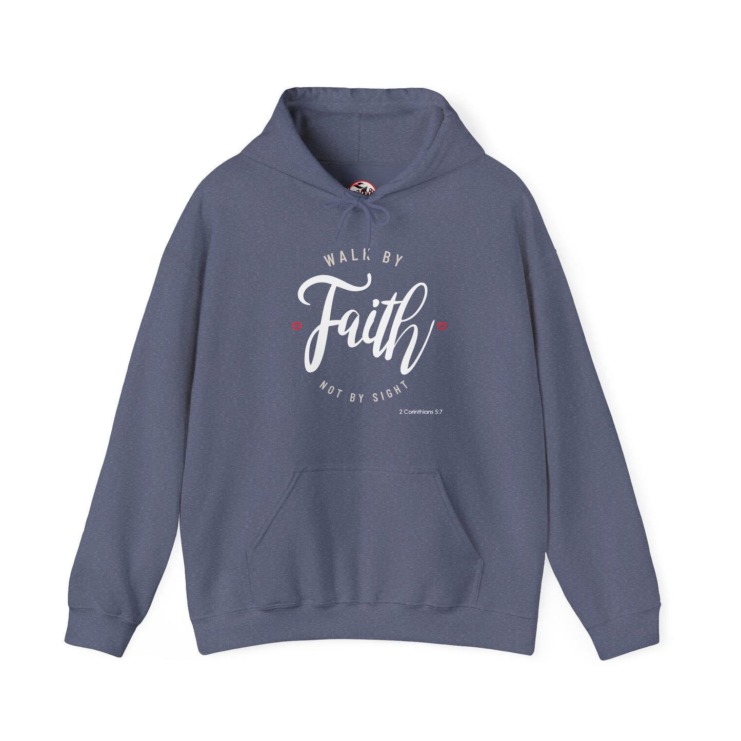 "Walk by Faith Not by Sight" Motivational Pullover Hoodie