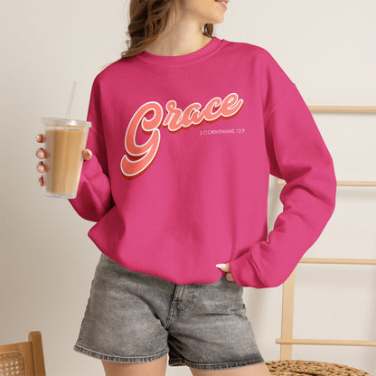 "Grace" Inspirational Crewneck Sweatshirt