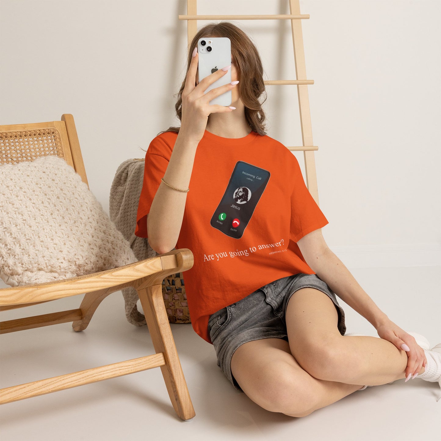 "Are You Going to Answer?" Inspirational Graphic Tee