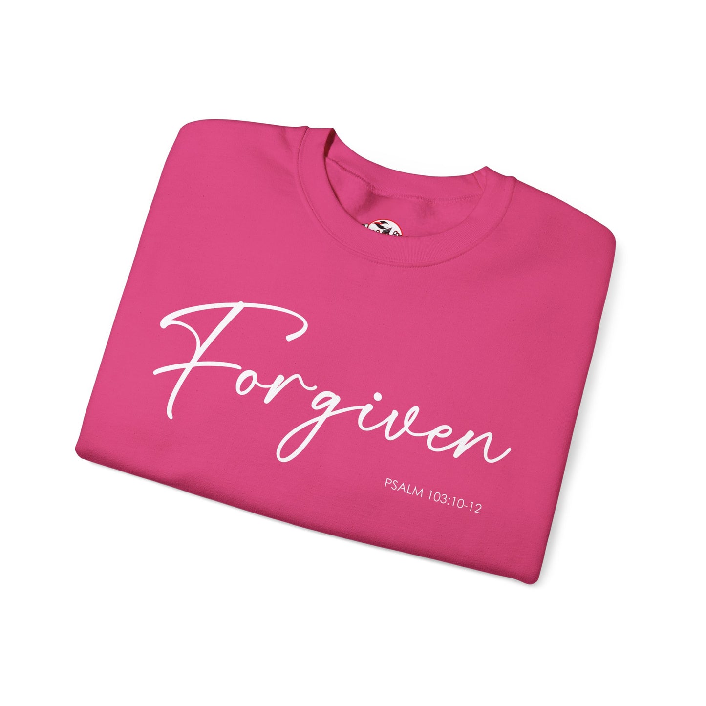 "Forgiven" Inspirational Pullover Crewneck Sweatshirt