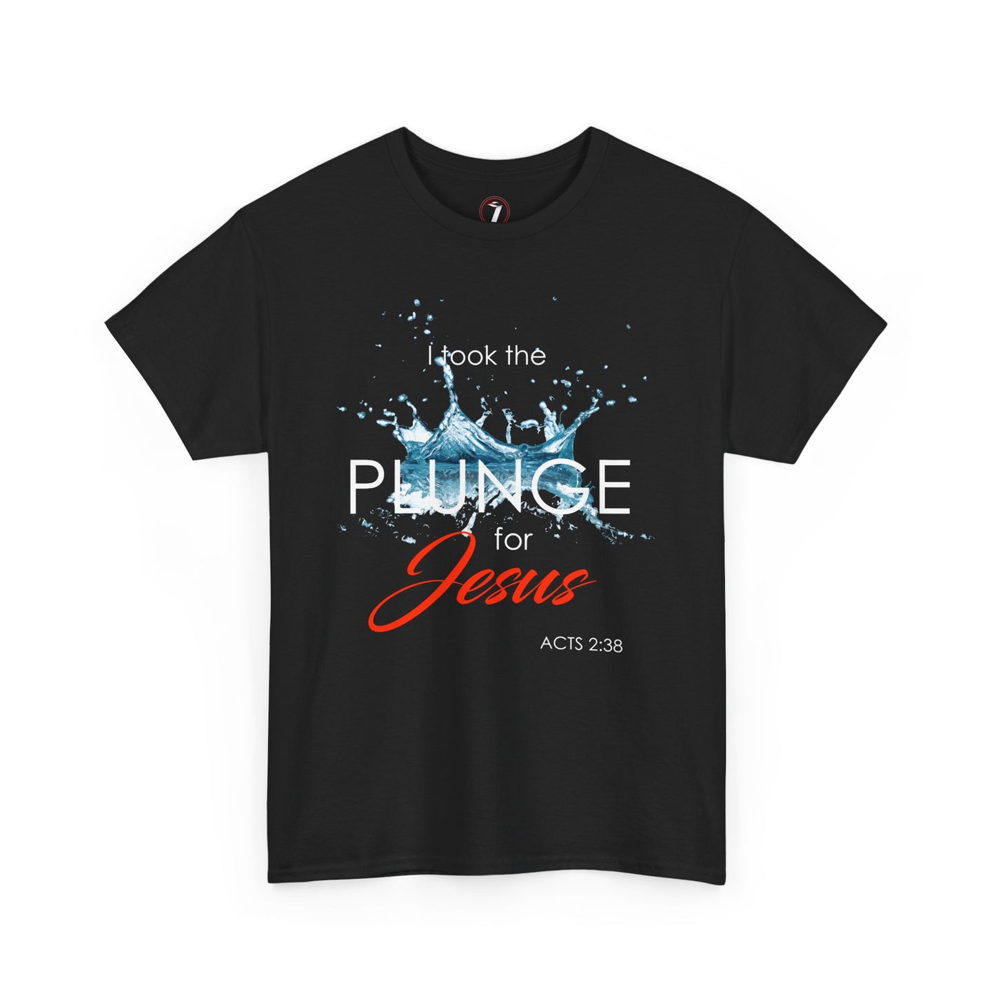 Plunge for Jesus Unisex Heavy Cotton Tee - Faith-Inspired Graphic Shirt