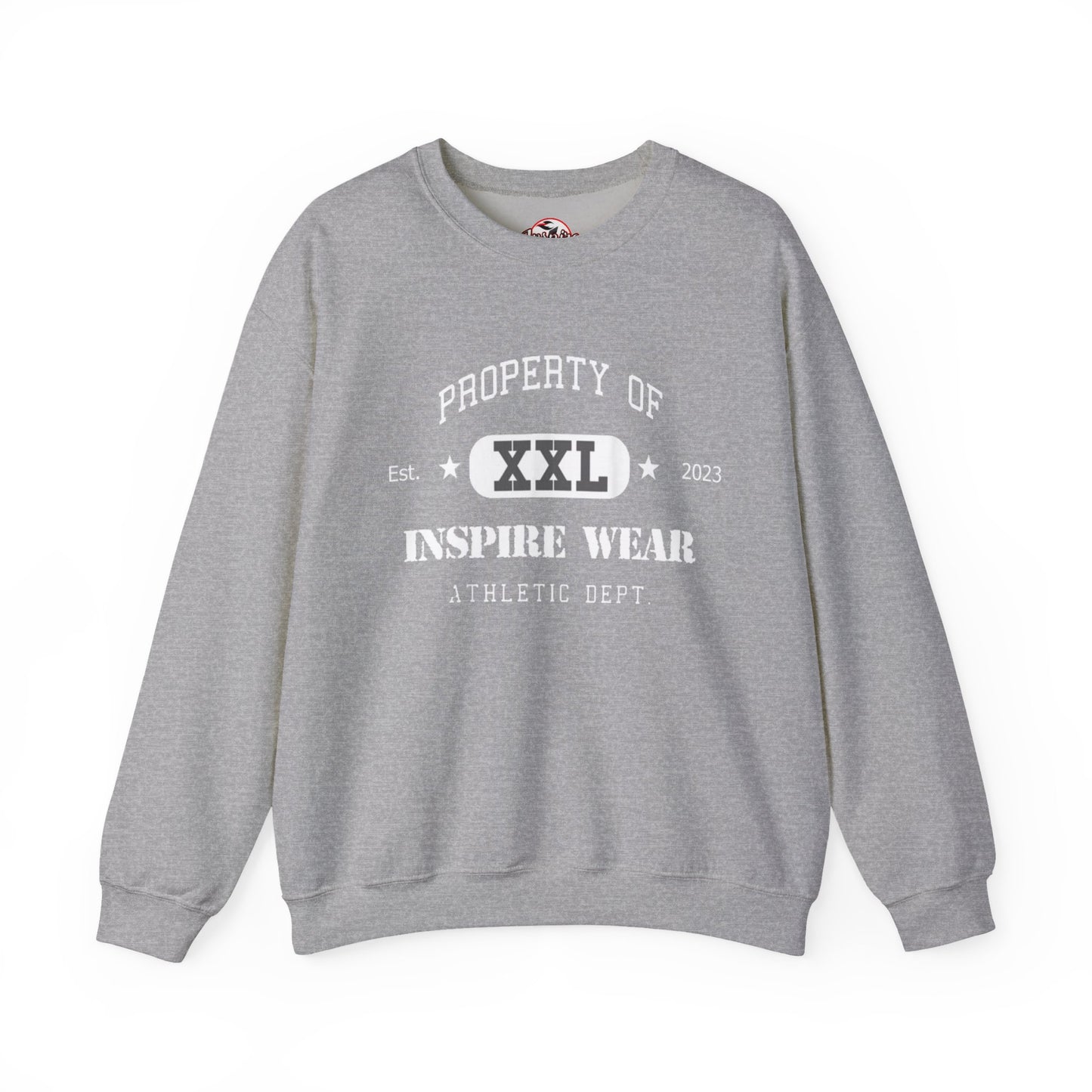 "Property of Inspire Wear" Athletic Crewneck Sweatshirt