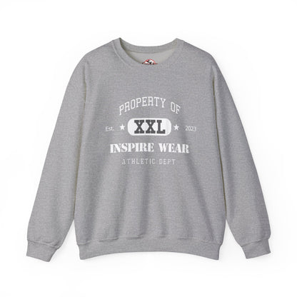 "Property of Inspire Wear" Athletic Crewneck Sweatshirt