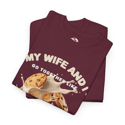 My Wife and I Go Together Like Cookies & Milk Men's Graphic Tee