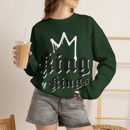 "King of Kings" Inspirational Crewneck Sweatshirt