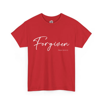 "Forgiven" Womens Christian Faith T-Shirt