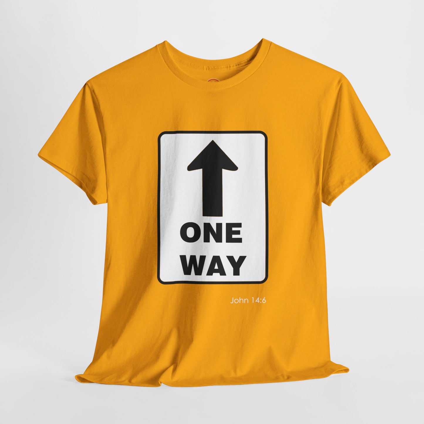 One Way Up Unisex Heavy Cotton Tee