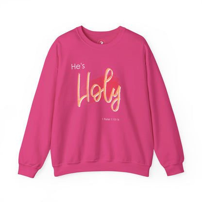 He's Holy Unisex Heavy Blend™ Crewneck Sweatshirt