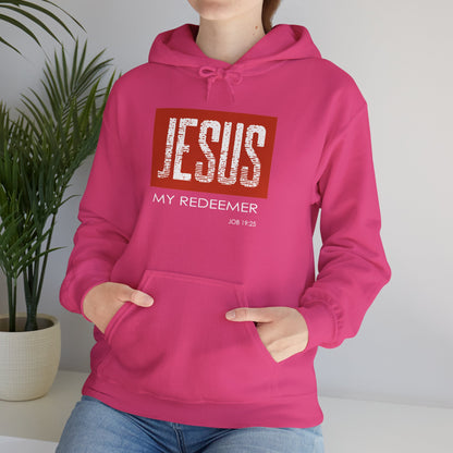 "Jesus My Redeemer" Inspirational Pullover Hoodie