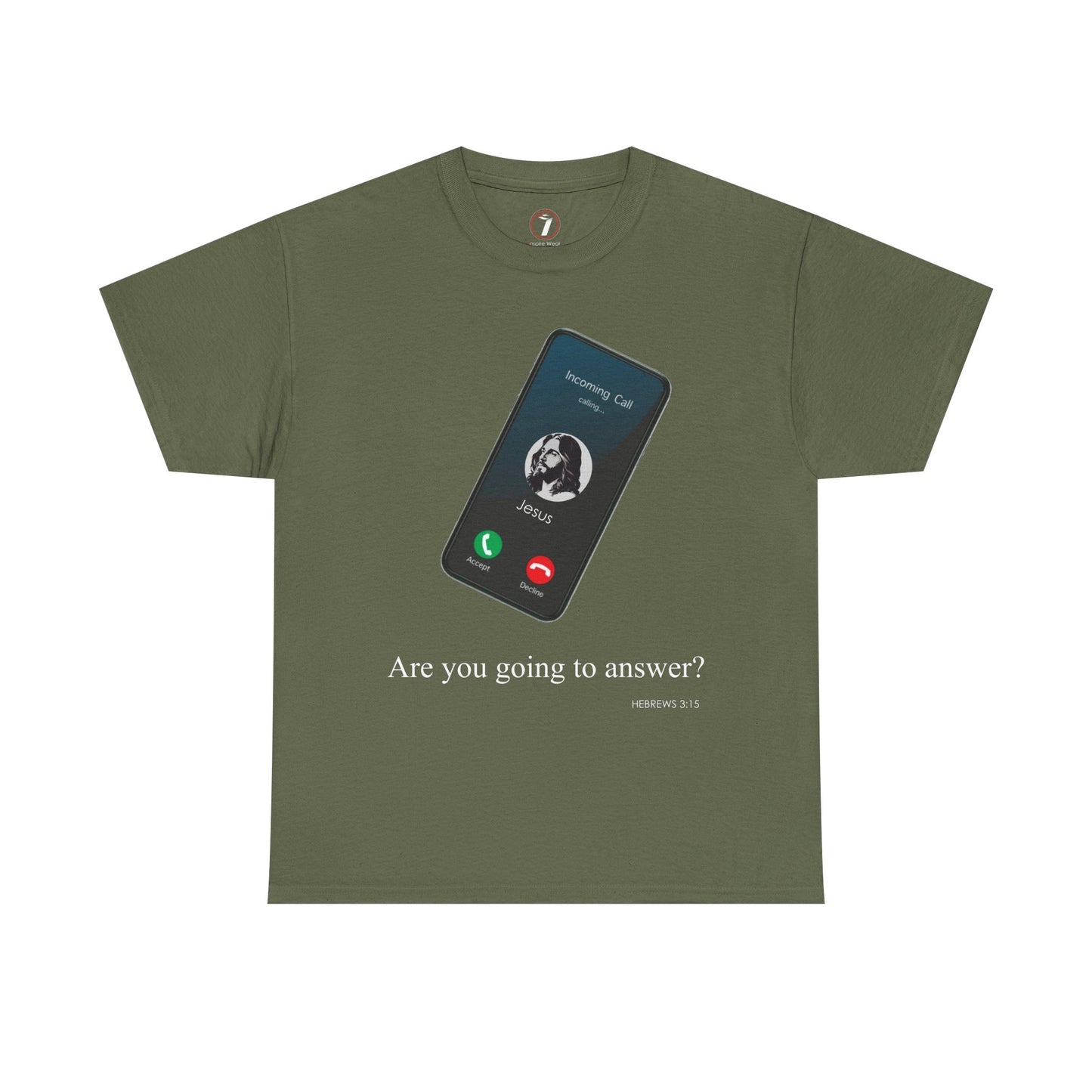 "Are You Going to Answer?" Inspirational Graphic Tee