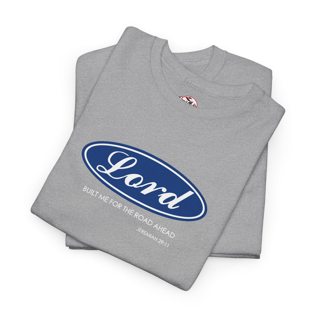 Lord Built Me Inspirational Crewneck T-Shirt
