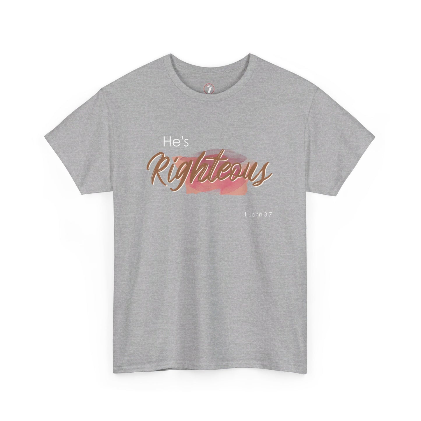 He's Righteous Unisex Heavy Cotton Tee