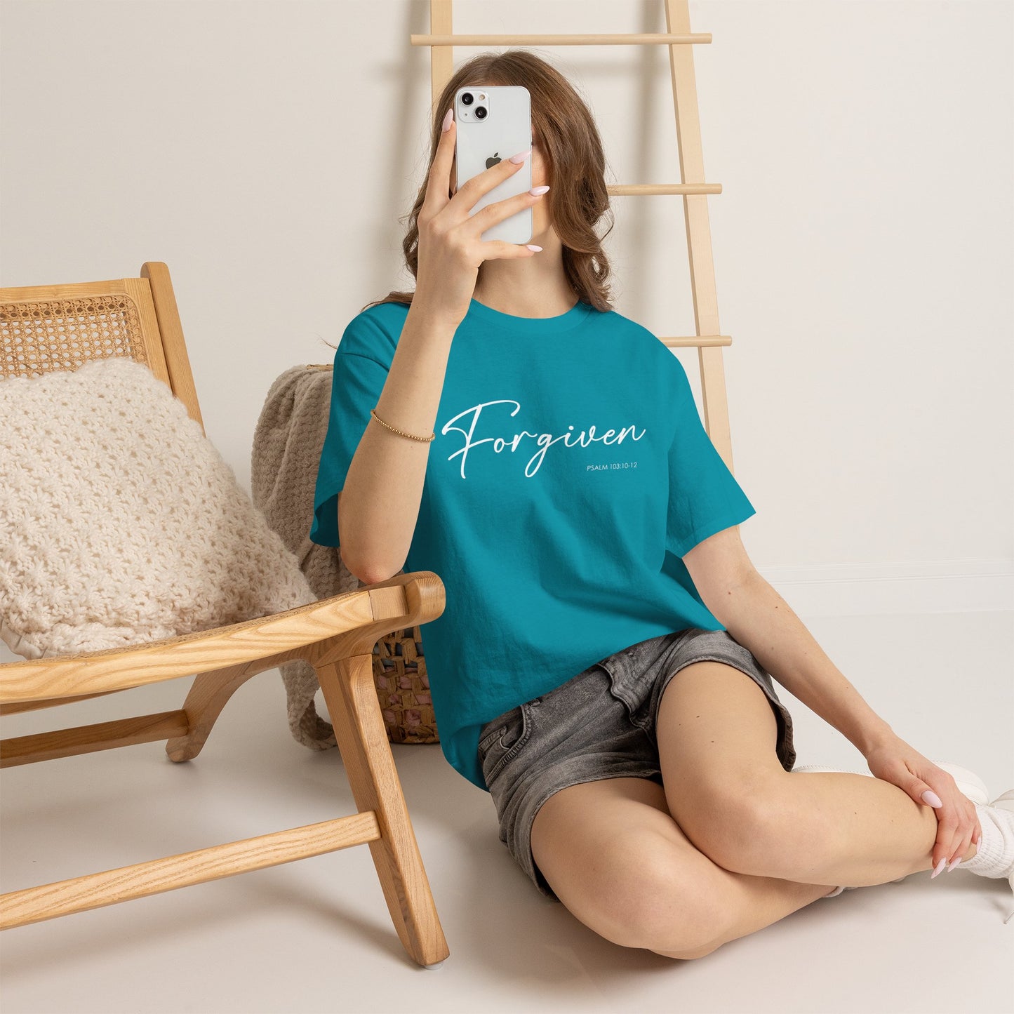 "Forgiven" Womens Christian Faith T-Shirt