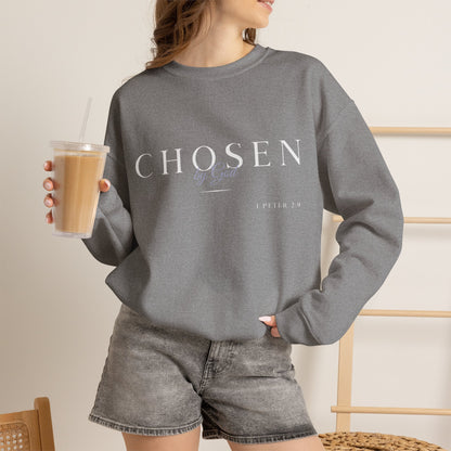 "Chosen by God" Inspirational Crewneck Sweatshirt