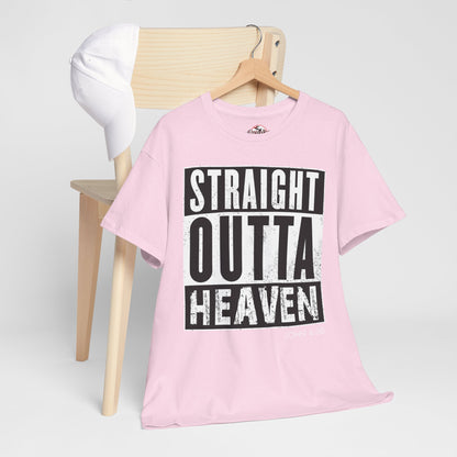 Straight Outta Heaven Unisex Inspirational Graphic T-Shirt