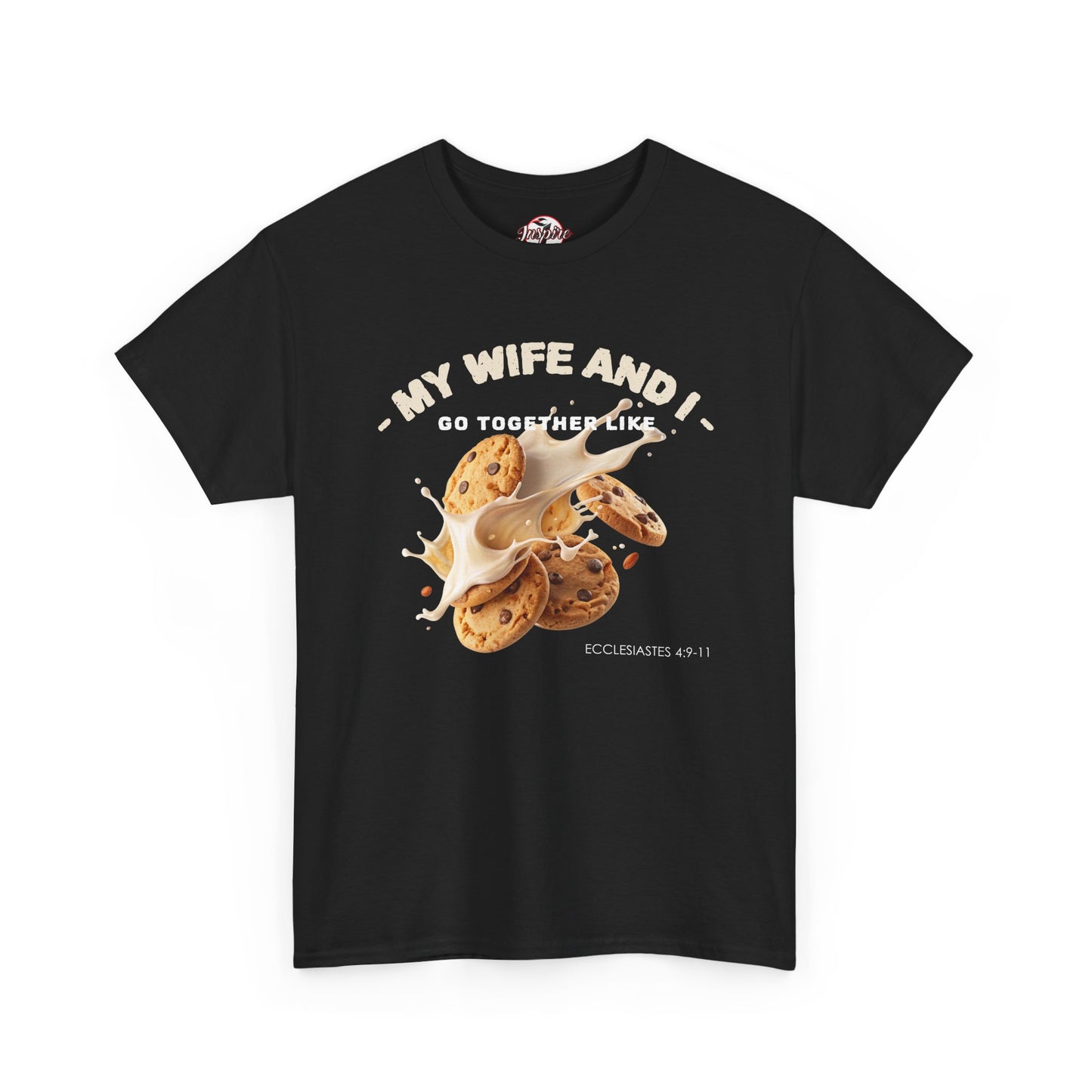 My Wife and I Go Together Like Cookies & Milk Men's Graphic Tee