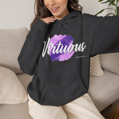 "Virtuous" Affirmation Pullover Hoodie