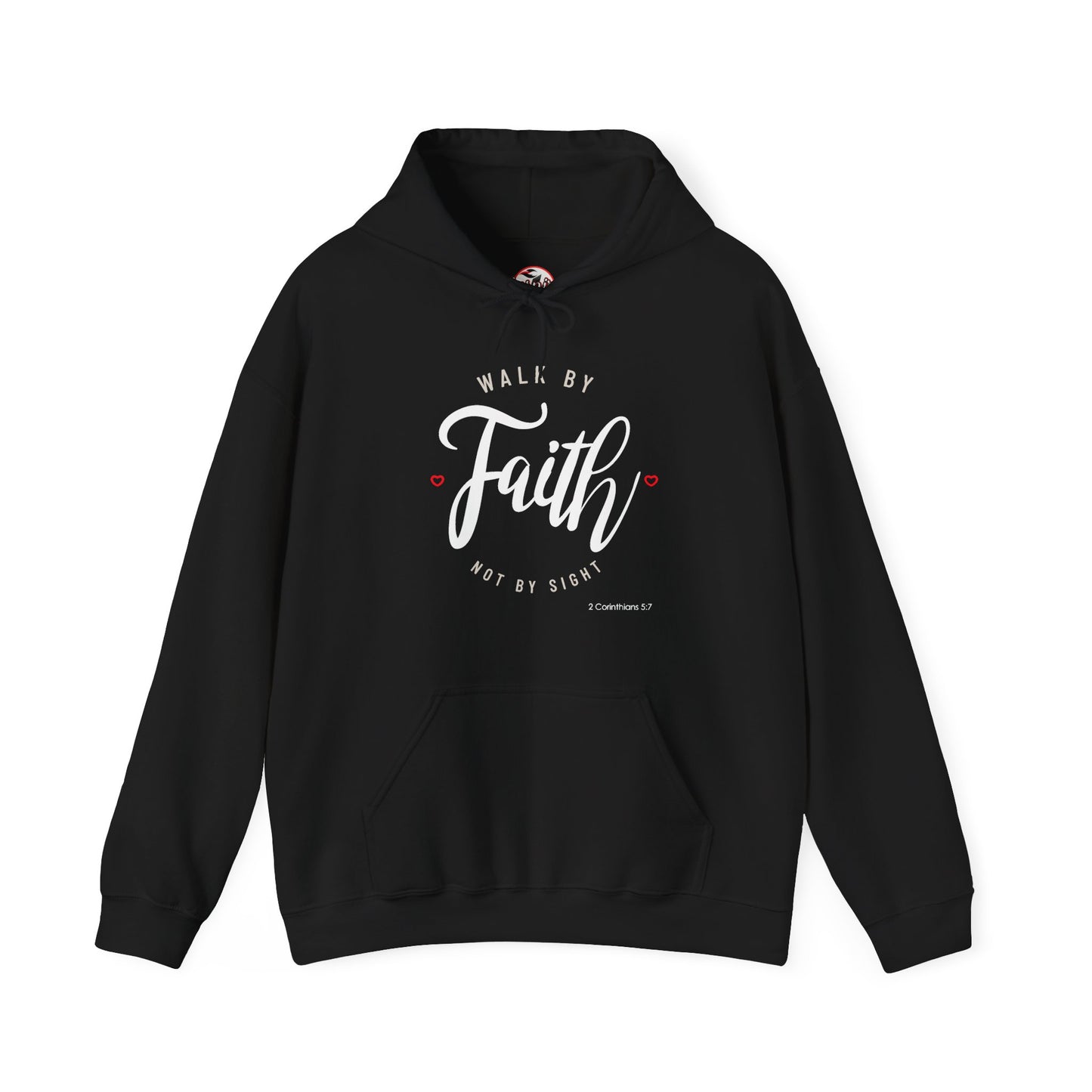 "Walk by Faith Not by Sight" Motivational Pullover Hoodie