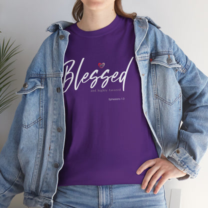 "Blessed" Women's Inspirational Graphic T‑Shirt