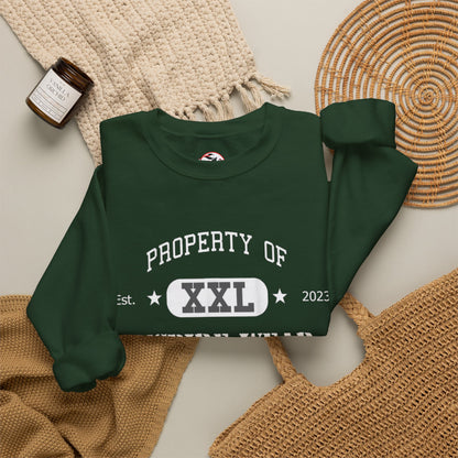 "Property of Inspire Wear" Athletic Crewneck Sweatshirt