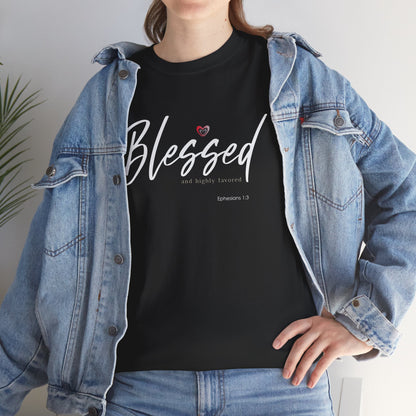 "Blessed" Women's Inspirational Graphic T‑Shirt