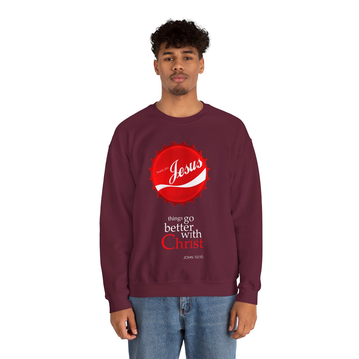 "Things Go Better with Christ" Crewneck Sweatshirt