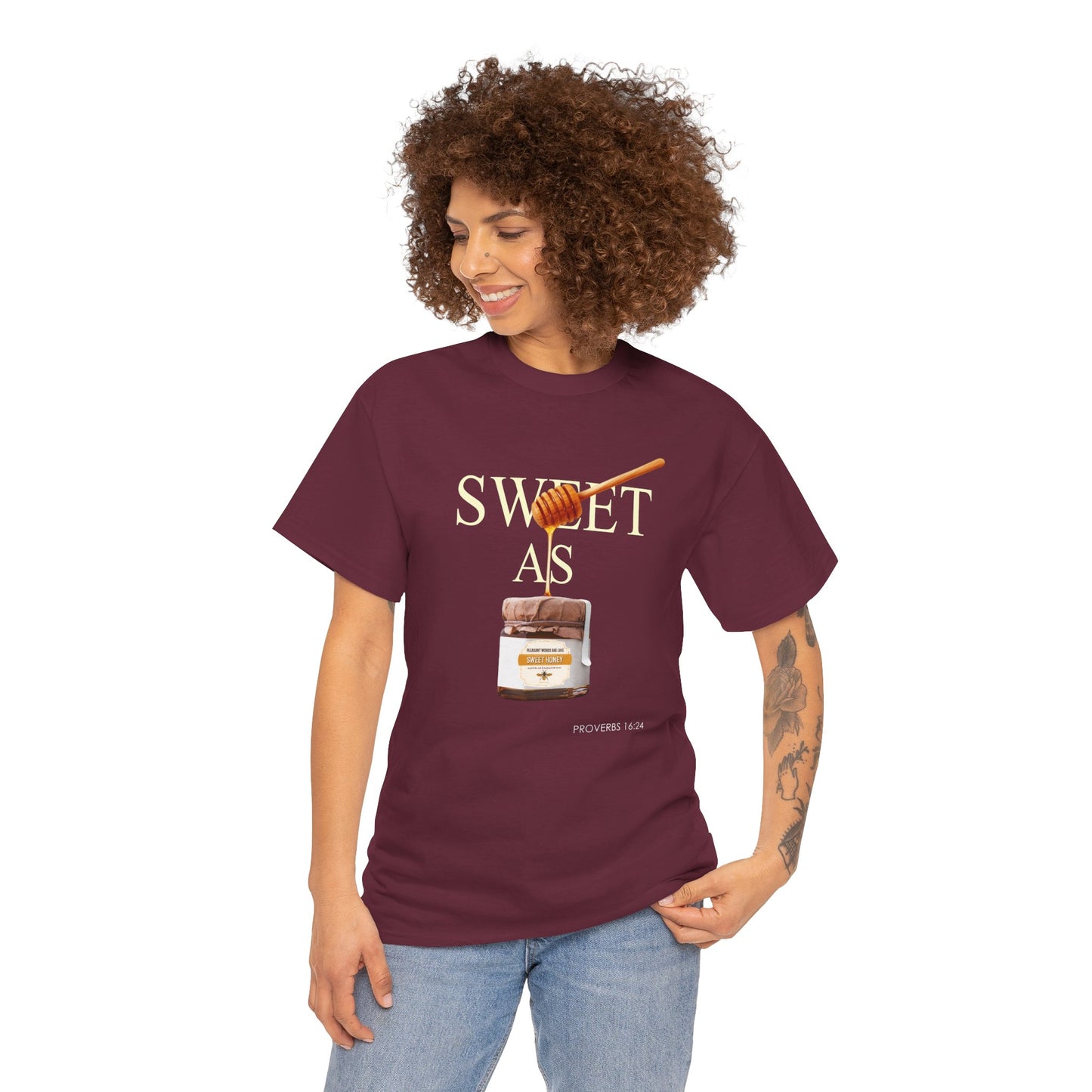 "Pleasant Words" Women's Inspirational Graphic Tee
