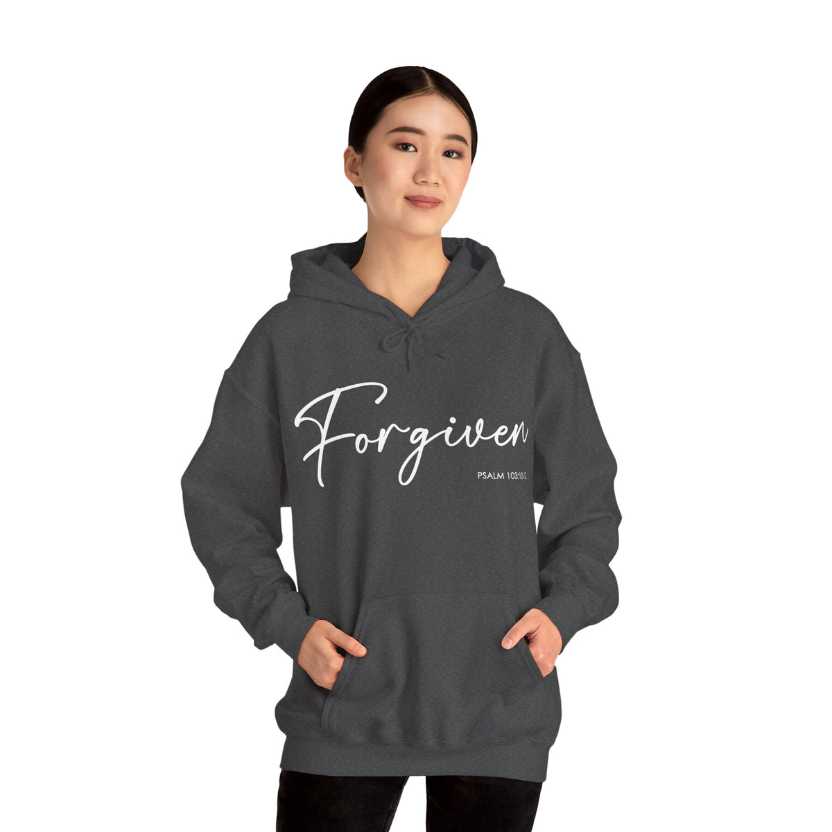 "Forgiven" Inspirational Pullover Hoodie
