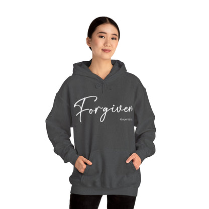 "Forgiven" Inspirational Pullover Hoodie