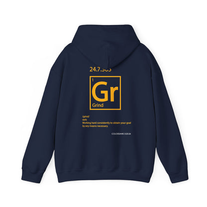 "Grind" Motivational Unisex Pullover Hoodie