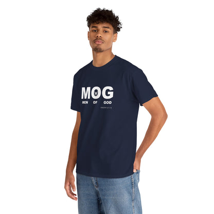 "MOG" Men of God Faith Based Graphic T-Shirt - Unisex Heavy Cotton Tee