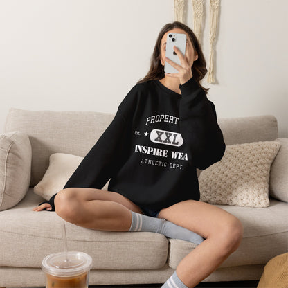 "Property of Inspire Wear" Athletic Crewneck Sweatshirt