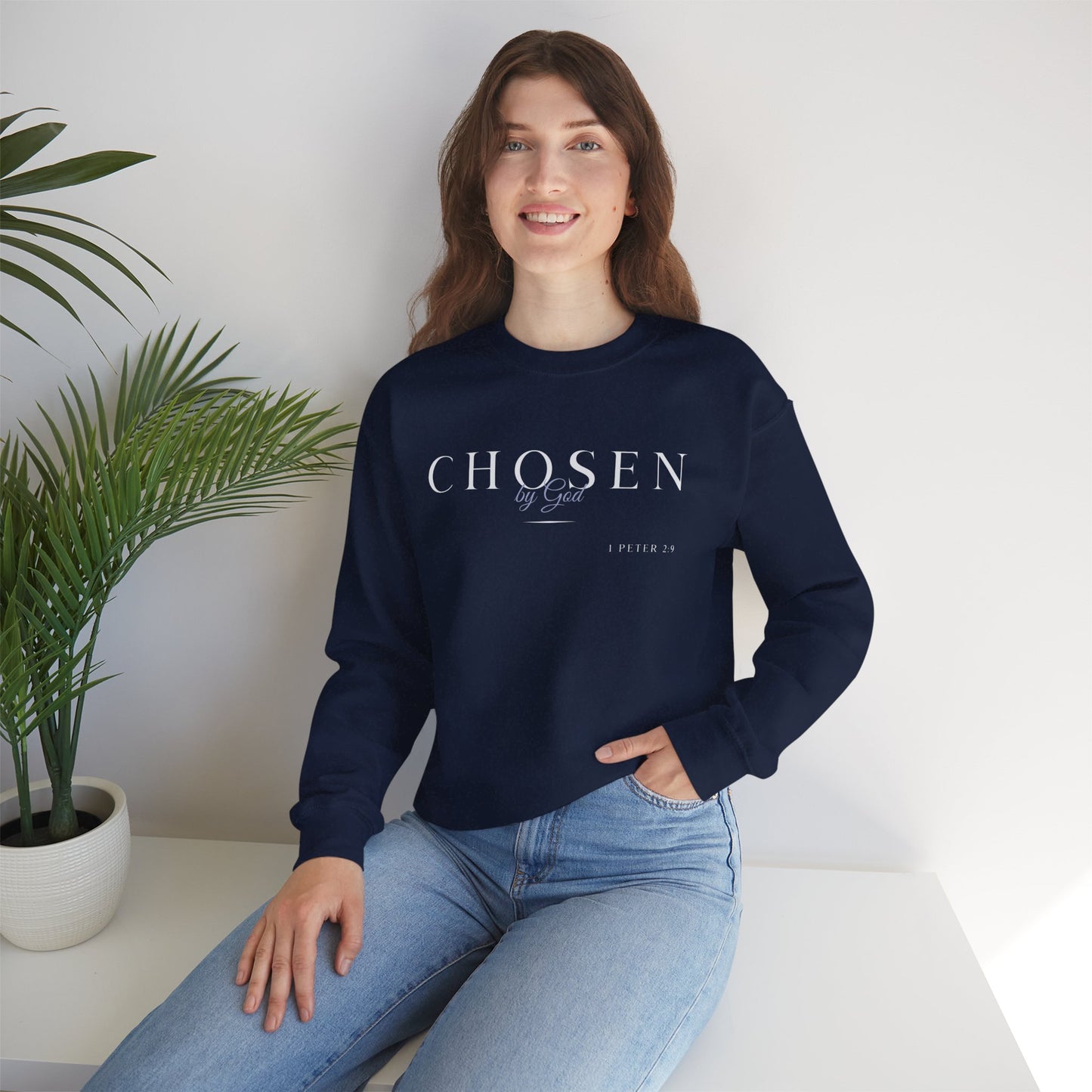 "Chosen" Unisex Heavy Blend™ Crewneck Sweatshirt