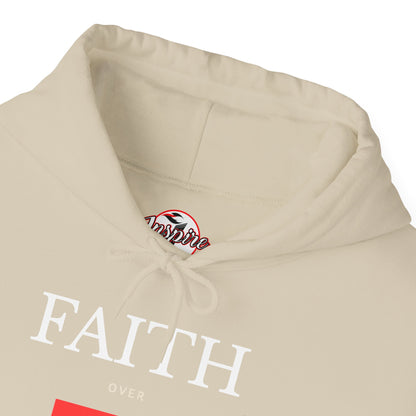 "Faith Over Fear" Inspirational Pullover Hoodie
