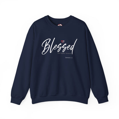 "Blessed" Women's Inspirational Crewneck Sweatshirt