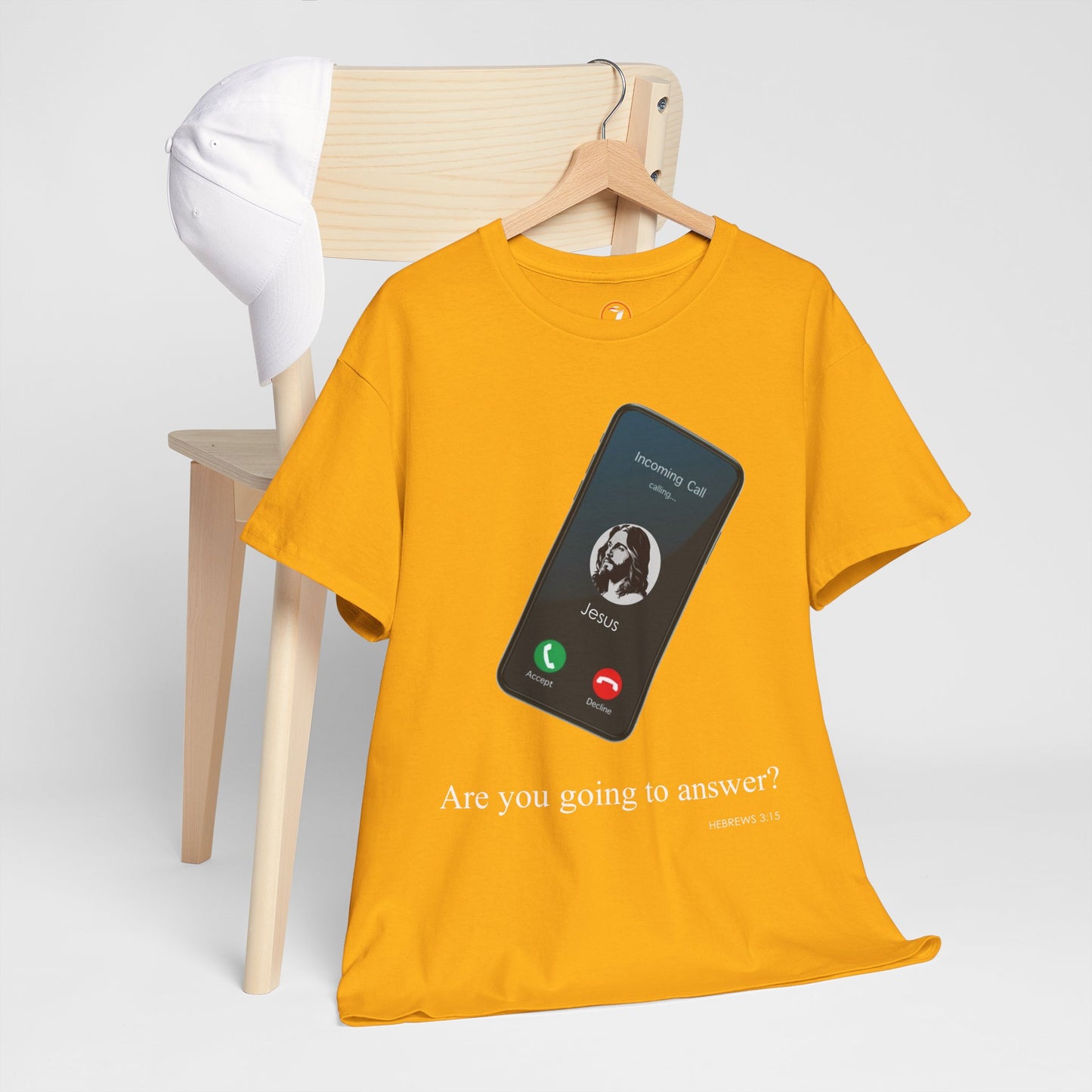 "Are You Going to Answer?" Inspirational Graphic Tee
