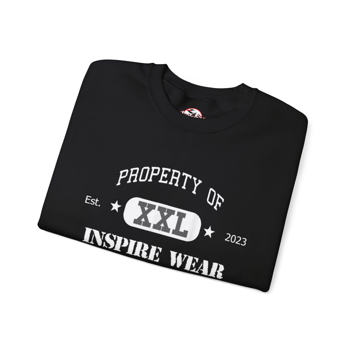 "Property of Inspire Wear" Athletic Crewneck Sweatshirt