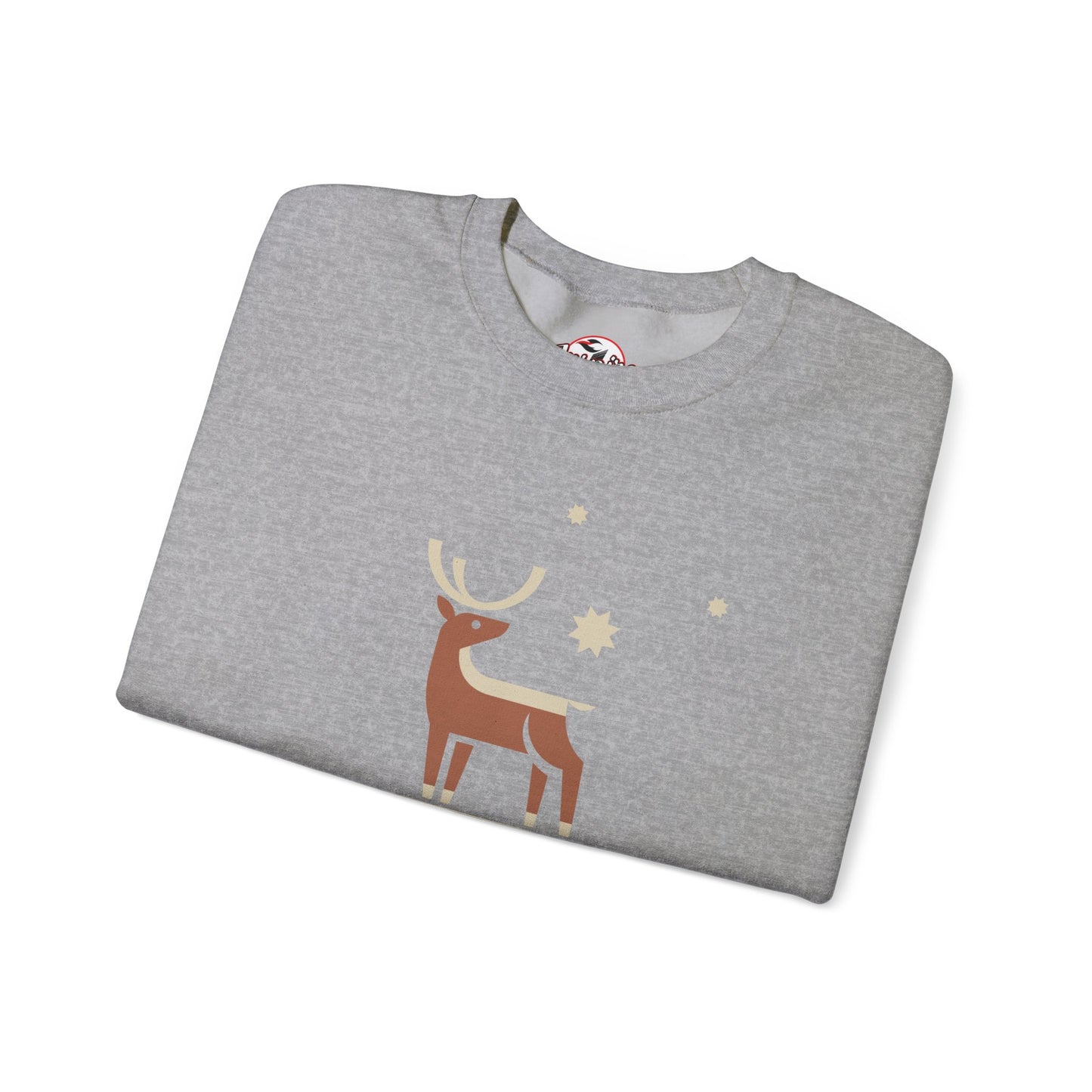 "Loving Doe Graceful Deer" Women's Inspirational Crewneck Sweatshirt