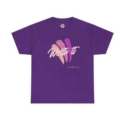 "Totally Worth It" Women's Motivational Graphic T‑Shirt
