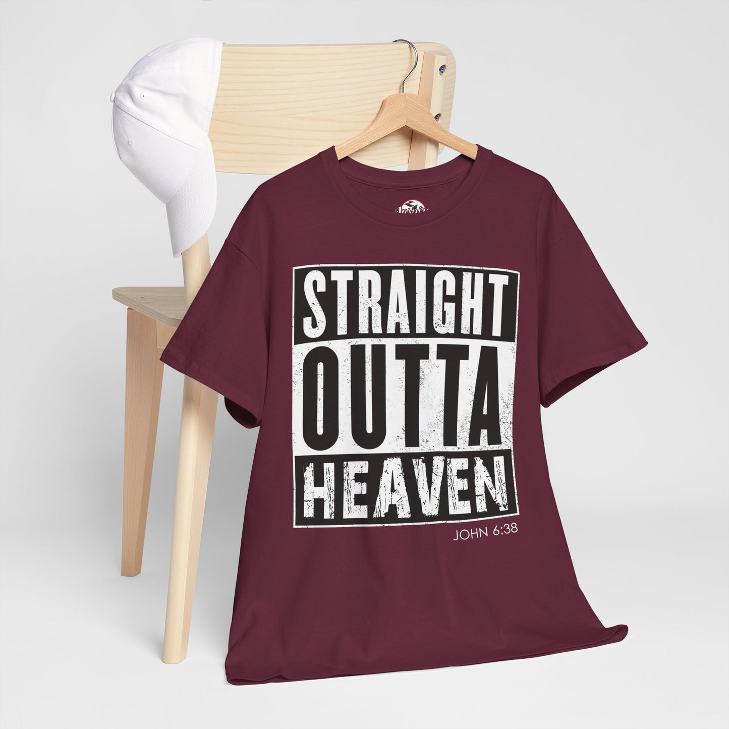 Straight Outta Heaven Unisex Inspirational Graphic T-Shirt
