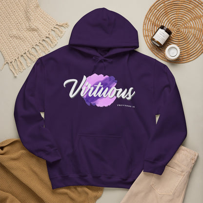"Virtuous" Affirmation Pullover Hoodie