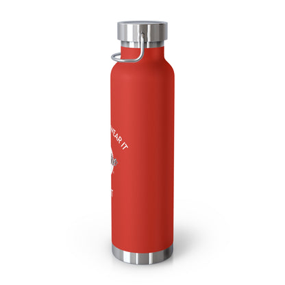 Inspire Wear Copper Vacuum Insulated Bottle, 22oz