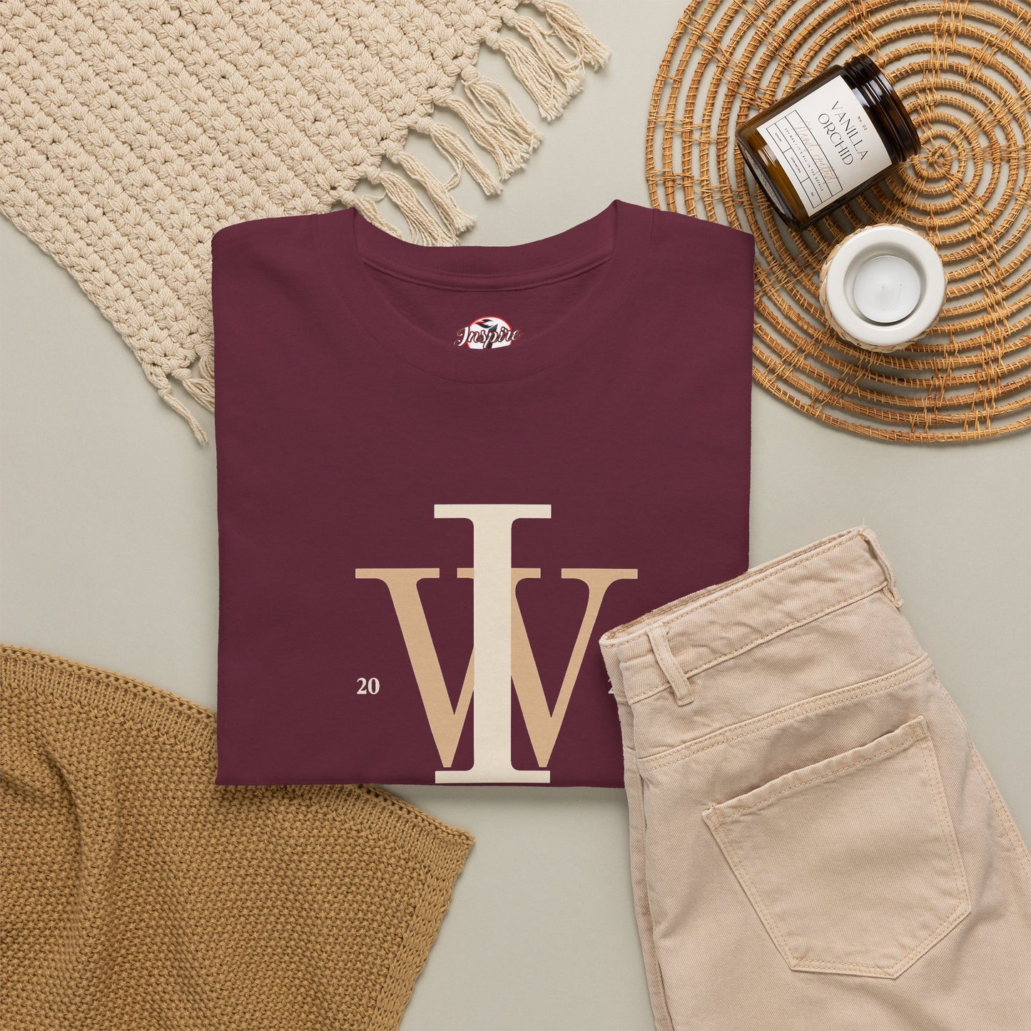 Inspire Wear IW Monogram Graphic Tee