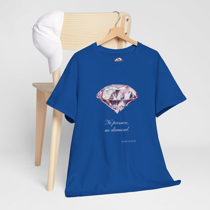 "No Pressure, No Diamond" Women's Inspirational Graphic T-Shirt