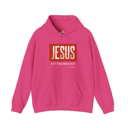 "Jesus My Redeemer" Inspirational Pullover Hoodie