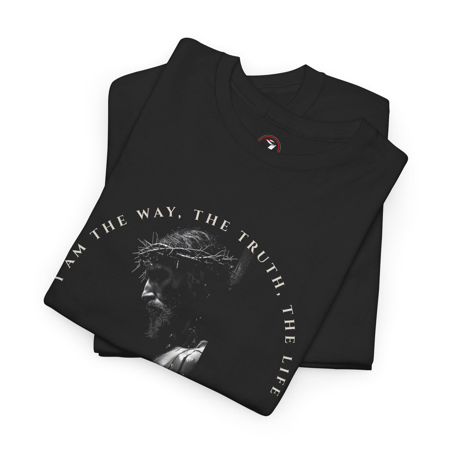 I AM the Way, the Truth, the Life Inspirational Unisex Heavy Cotton Tee
