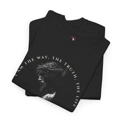 I AM the Way, the Truth, the Life Inspirational Unisex Heavy Cotton Tee